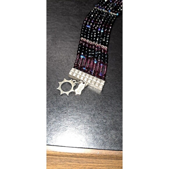 Muse sign bracelet beaded multi-strand multicolor rare rhinestone mobile - Picture 12 of 12